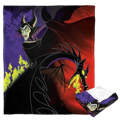 Disney Villains Split Personality Silk Touch Throw Blanket 50x60 Inches