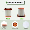 Nispira WS642AE WS640AE HEPA Filter Replacement for Shark Vacuum Wandvac Self-Empty System Ultra-Lightweight Powerful Cordless Stick, 12 Packs - 3 of 4