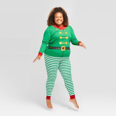 green christmas dress plus size