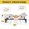 DOMETOUR Electric Ergonomic Adjustable Bed Base Queen Size, Independent Head and Foot Incline, Wireless Remote Control with Quiet Motor Grey - 2 of 4