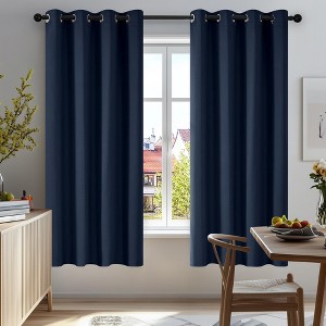 Deconovo Grommet Curtains 2 Panels, Thermal Insulated, 38"W - 1 of 4