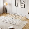 Coolmee Low Bed Frame Twin/Full/Queen/King Size, 6 Inch Heavy Duty Metal Platform Bed Frame with Arch Design, Strong Bearing Capacity - 3 of 4