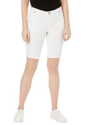 Jessica London Women's Plus Size True Fit Stretch Denim Bermuda Short