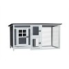 GDFStudio Dewey 63" Wood and Metal Outdoor Small Animal House - 4 of 4