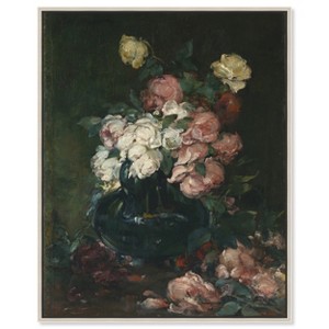Art Remedy Roses by Walter Shirlaw Vintage Classic Roses Wall Art Framed - 1 of 4