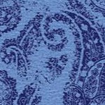 french blue paisley