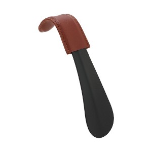 Unique Bargains Straight PU Leather Case Shoe Horn 1 Pc - 1 of 4