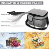 Tirrinia Adults Kids Lunch Bag Cooler With Front Pocket, Insulated Leakproof Reusable Lunch Bento Box for Lunch Office School Picnic Beach Camping - 2 of 4