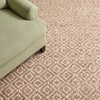 Ivory Geometric Tufted Handmade Washable Rug 5' x 8'