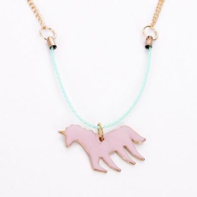 Meri Meri Enamel Unicorn Necklace Pack of 1