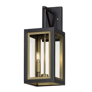 Maxim Lighting Neoclass 2 - Light Wall Light in  Black/Gold - 1 of 4