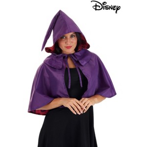 HalloweenCostumes.com  Women Hocus Pocus Sarah Sanderson Women's Hooded Capelet, Black/Purple/Orange - 1 of 4