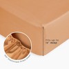 BAGOKIE Twin Size 5 Pieces Kids Bed in a Bag Floral Bedding Set for Girls, Orange Cream - 4 of 4