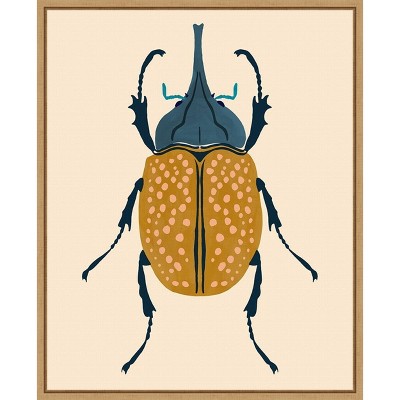 Amanti Art Beetle Bug Ii By Victoria Barnes Canvas Wall Art Print ...