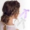 Unique Bargains Fashion Double Ribbon Hair Clips Hairdo Clip 2 Pcs - 3 of 4