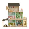 Topteng  3-Story Wooden Doll House - 2 of 4