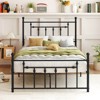 Infans Full Size Metal Bed Frame w/ Headboard Under-bed Storage Mattress Foundation - 4 of 4