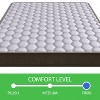 KTMBDW 6 Inch Mattress, Twin, Medium Firm Feel, Zoned Pressure Relief, Gray - 2 of 4