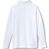 Lands' End School Uniform Kids Long Sleeve Mesh Polo Shirt - 3 of 4
