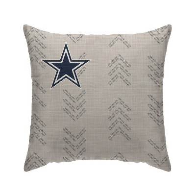 NFL Dallas Cowboys Wordmark Decorative Throw Pillow