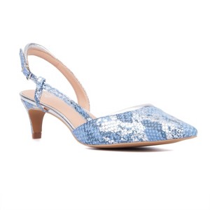 New York & Company Women's Karla Kitten Heel Pump - 1 of 4