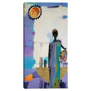 17" x 34" Water Bearer by Nikki Chu Canvas Art Print - Masterpiece Art Gallery: Ethnic Spiritual Wall Decor - 1 of 4