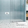 Frameless Tempered Glass Shower Door: Single Slide, Soft-Close - 3 of 4