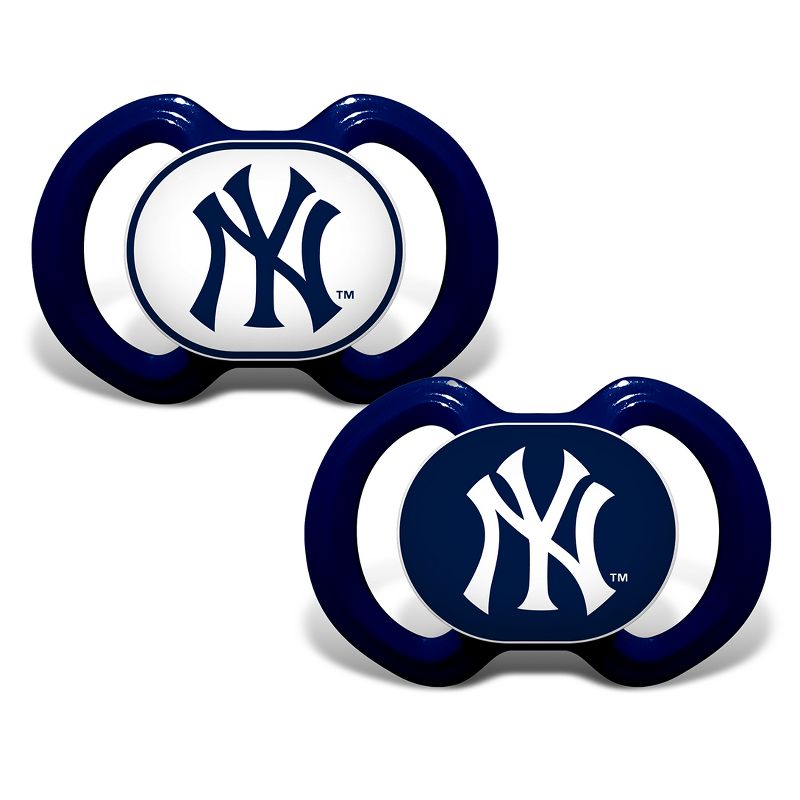 BabyFanatic Officially Licensed Pacifier 2-Pack - MLB New York Yankees, 1 of 6