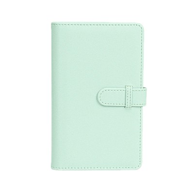 108-Piece Multifunctional 3 Inch Photo Ticket Credit Card Storage Book, Color: Mint Green