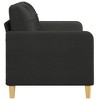 vidaXL 2-Seater Sofa Black 55.1 in. Fabric - 4 of 4