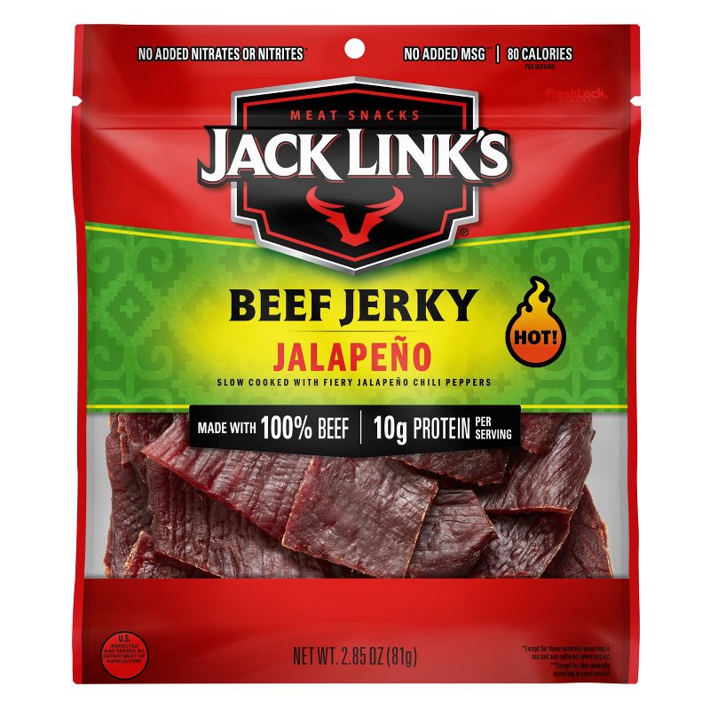 Jack Links Jalapeno Beef Jerky - 2.85oz, 1 of 5