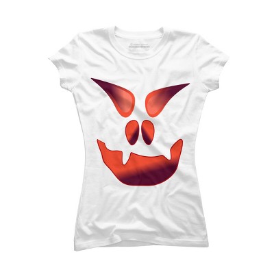 Junior's Design By Humans Halloween Monster By LamaStar T-Shirt