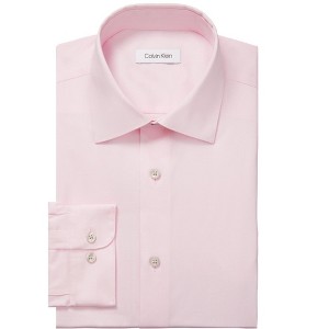 Calvin Klein Mens Steel Stain Shield Button Down Dress Shirt - 1 of 1