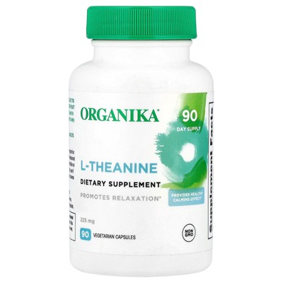 Organika L-Theanine, 225 mg, 90 Vegetarian Capsules