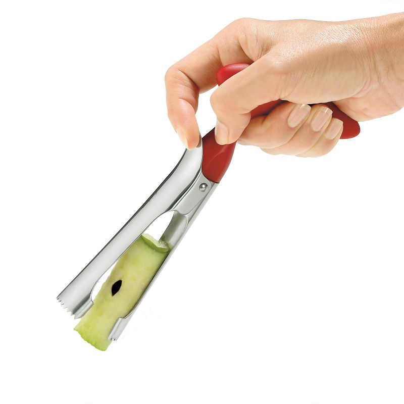Cuisipro Easy Release Apple Corer, Stainless Steel, Red, 3 of 4
