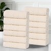 Zero Twist Waffle Textured Cotton Medium Weight Towel Set by Blue Nile Mills - 2 of 4