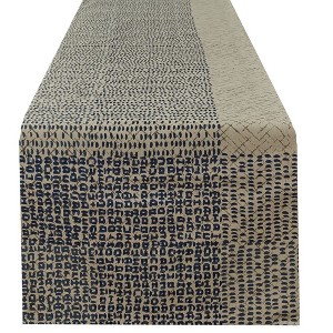 Split-P Criss Cross Printed Table Runner - 1 of 4