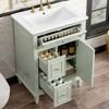 KTMBDW 24" Bathroom Vanities with Sink Combo, Modern Thickened Wood Bathroom Storage Cabinet w/Undermount Sink - 3 of 4