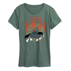 Women's - Disney - Merida Aim High Bow & Arrow Short Sleeve Graphic T-Shirt - 1 of 4