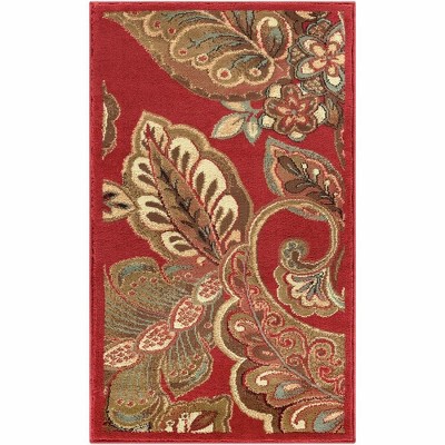 Mark & Day Gariel Woven Indoor Area Rugs Dark Red