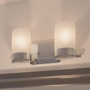 Urban Ambiance Luxury Contemporary Bathroom Vanity Light,  7.5"H x 15.375"W,  Polished Chrome Finish, UHP2290 - 1 of 4