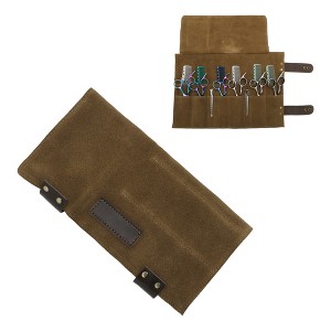 Unique Bargains Barber Scissors Bag Roll Up 1 Pc - 1 of 4