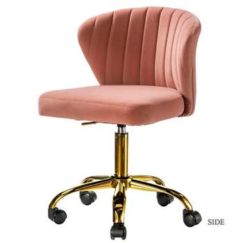 Ilia Task Chair Swivel Office Chair Desk Chair with Tufted Back | Karat Home