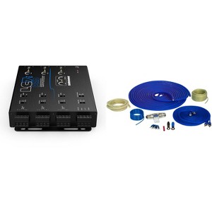 AudioControl LC7iPRO 6 Channel Line Out Converter With Accubass with 4GA OFC Pure Copper Wiring Kit - 1 of 4