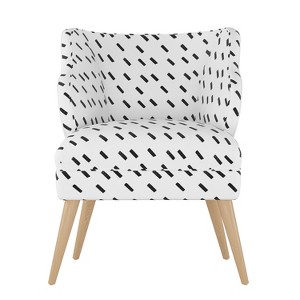 Logan Chair Charcoal/White Dash - Cloth & Co., Adult Unisex, Grey/White Dash