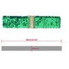 INSPIRE CHIC Women's Shinny Wide Waist Belts Interlock Buckles Sequins Decor Stretchy Belts 2 Pcs 23.62" - 3 of 4