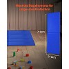 VEVOR Gym Wall Padding, 71 x 24 x 2 inch Tear-Resistant Wall Mat, Removable 2" Thick Foam High Density Basketball Court Wall-Mounted Padding, Blue - 4 of 4