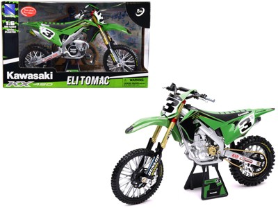 Miniature Moto auto 1 : 6 Yamaha YZ 450 F Eli Tomac Moteur Bike diecast