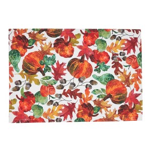 Saro Lifestyle Pumpkin Foliage Table Mats (Set of 4) - 1 of 4