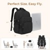 17 Inch Laptop Backpack for Women, Anti Theft Travel Backpack, Puffer Quilted Work Backpack - 4 of 4